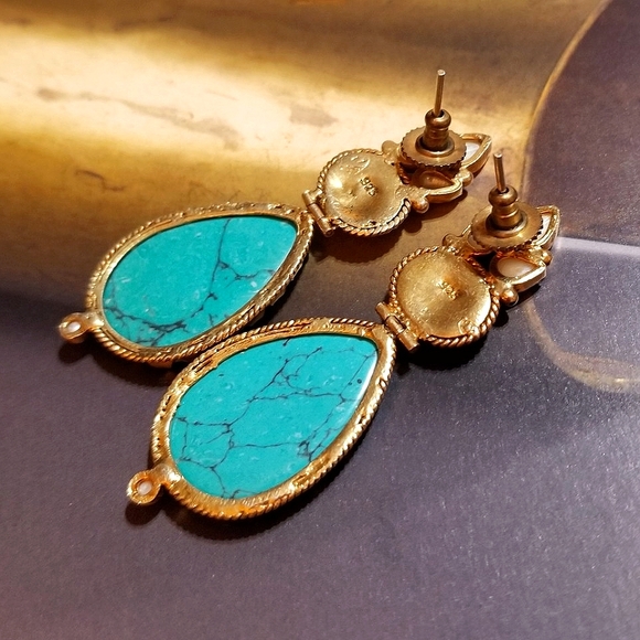 Gold Vermeil Byzantine Style Earrings - Picture 4 of 7